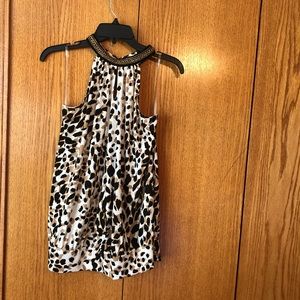 Animal print tank